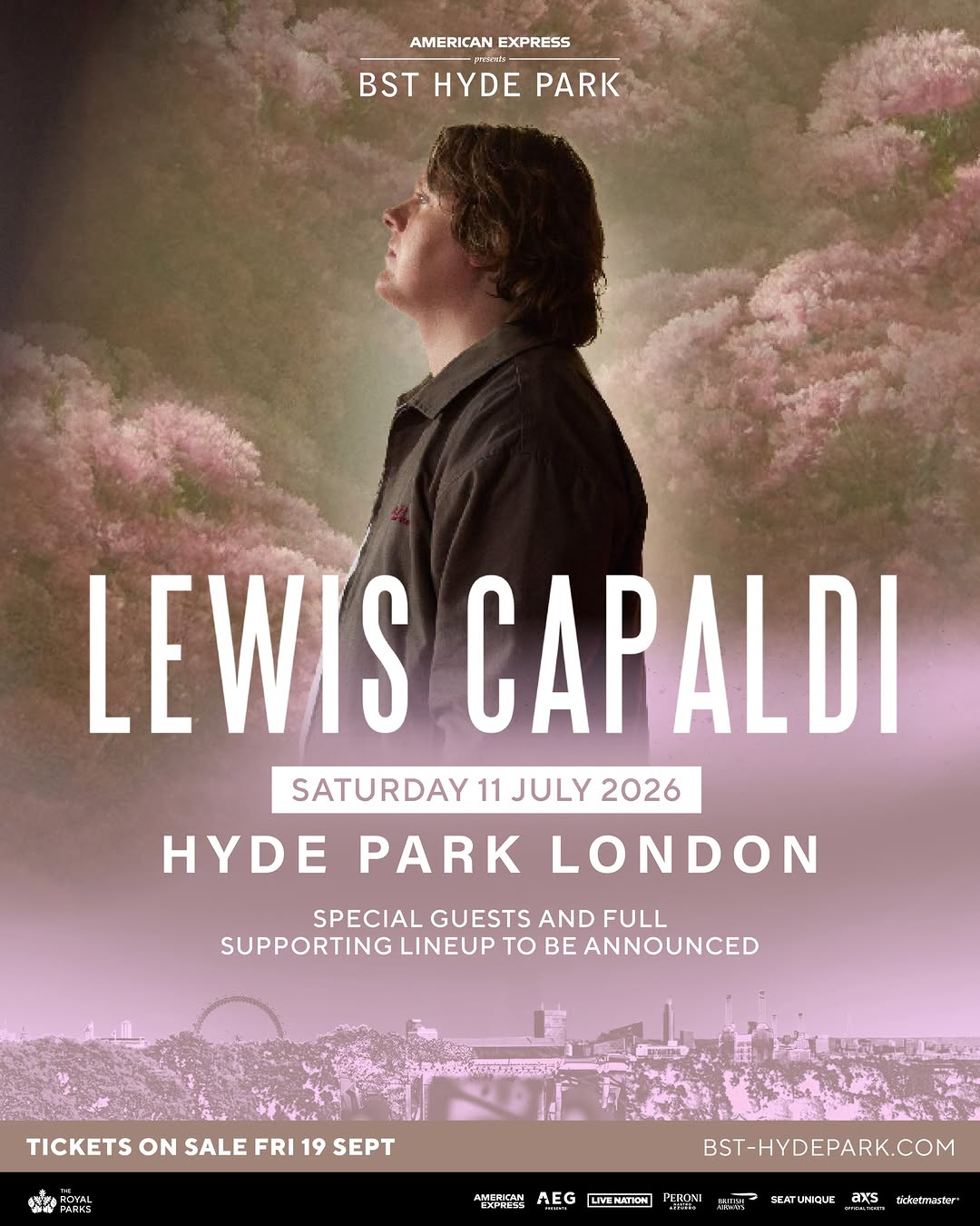 Lewis Capaldi 2026 Hospitality Packages | Live in Concert