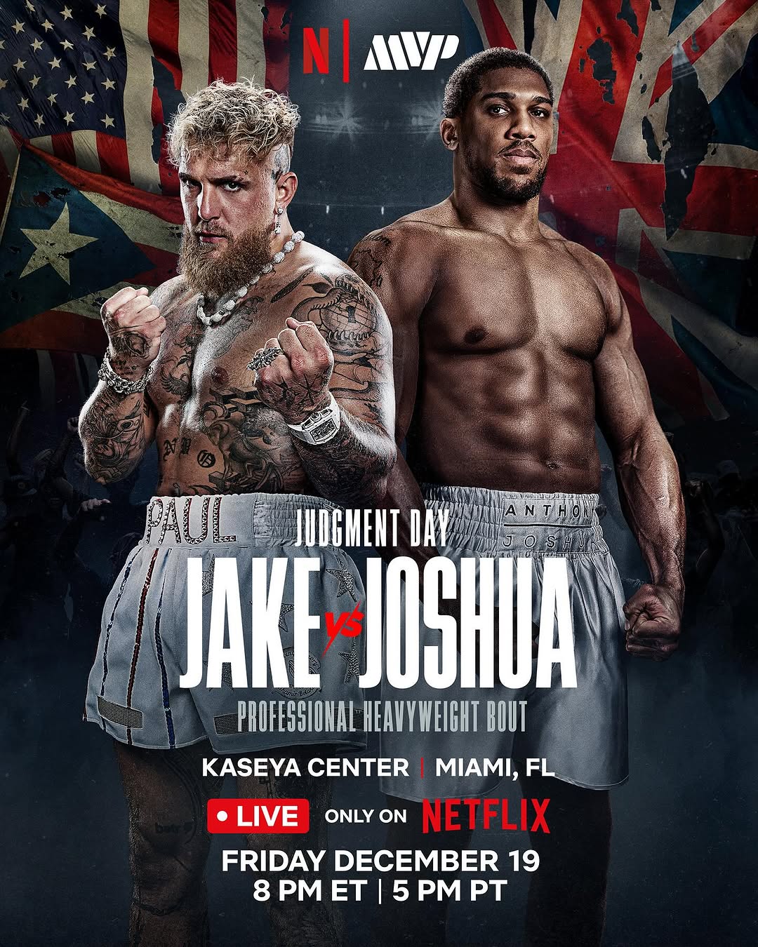 Jake Paul vs Anthony Joshua Hospitality & Ticket Access | Miami | 19 December 2025