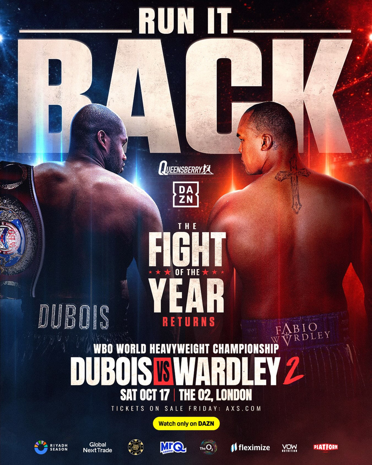 Daniel Dubois vs Fabio Wardley 2 at The O2 London