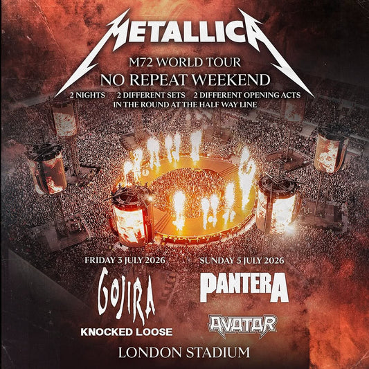 METALLICA – LONDON 2026 🤘🏼