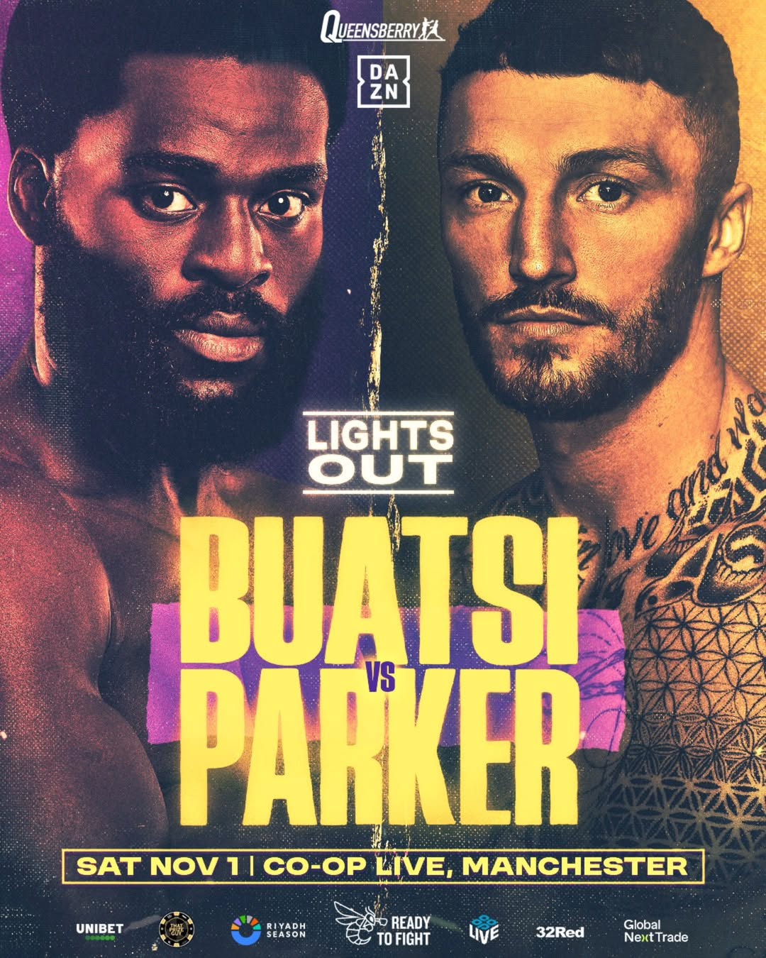 Buatsi vs Parker Hospitality Packages | 1 November 2025, Co-op Live Manchester